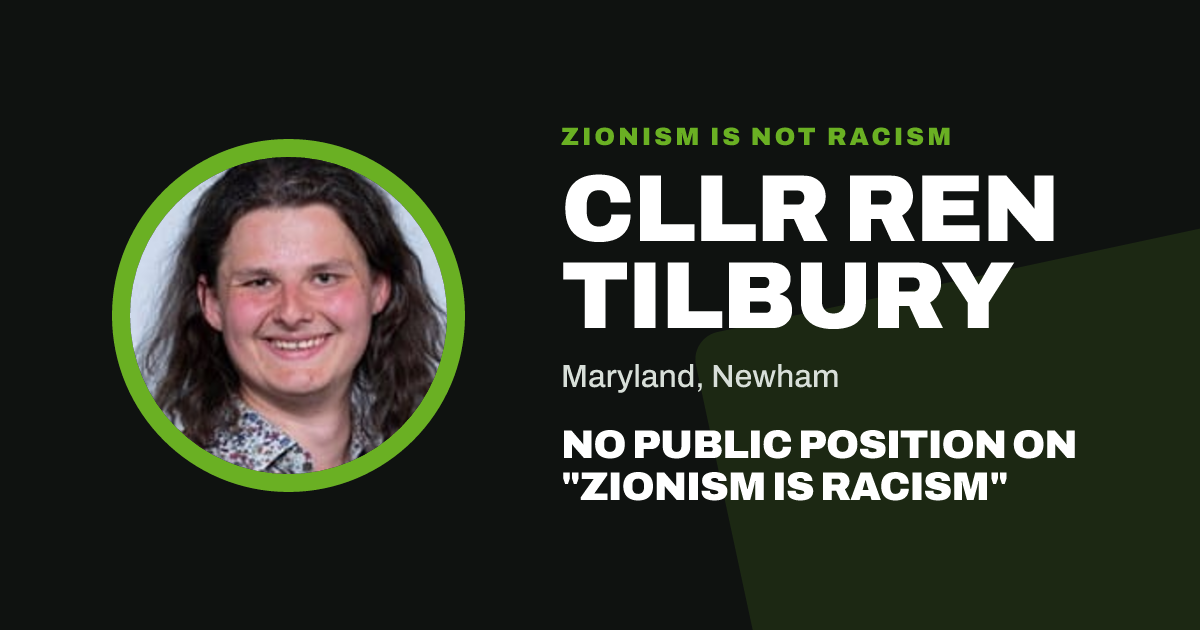 Share image: Cllr Ren Tilbury, Maryland ward, Newham