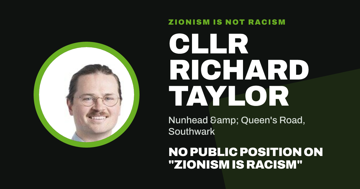 Share image: Cllr Richard Taylor, Nunhead & Queen's Road ward, Southwark