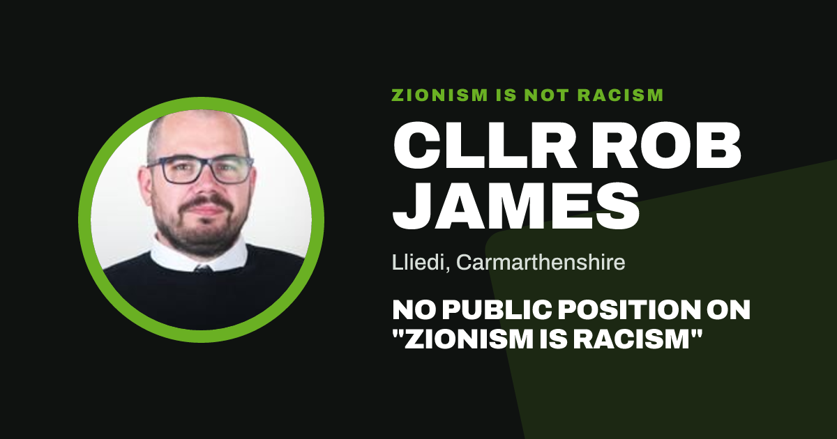 Share image: Cllr Rob James, Lliedi ward, Carmarthenshire
