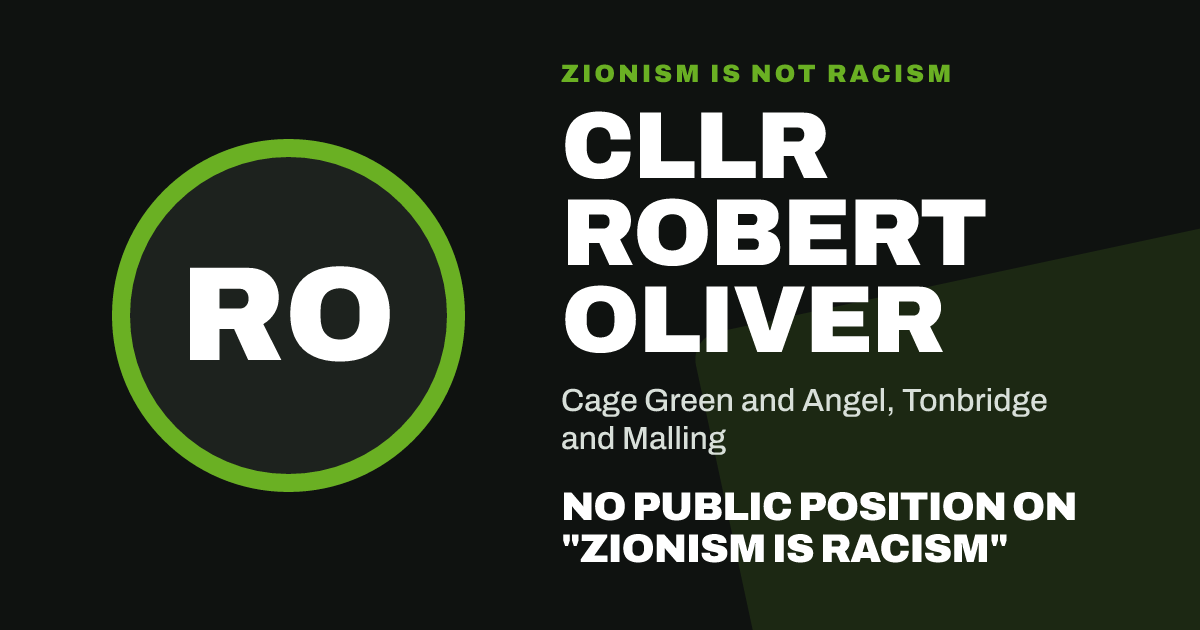 Share image: Cllr Robert Oliver, Cage Green and Angel ward, Tonbridge and Malling
