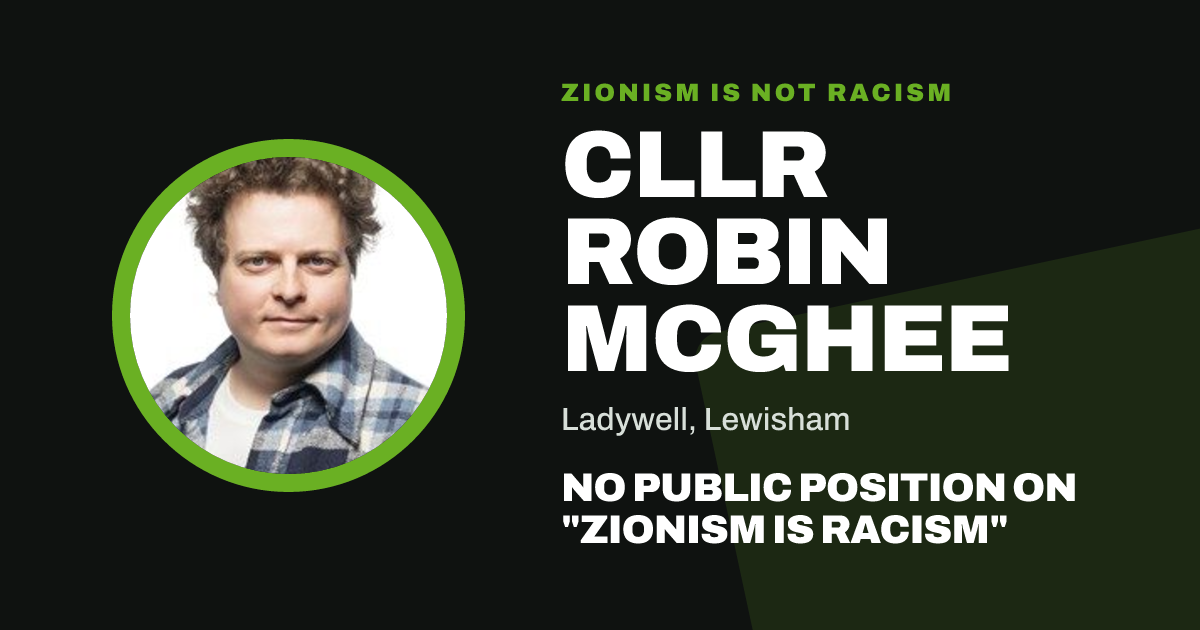Share image: Cllr Robin McGhee, Ladywell ward, Lewisham