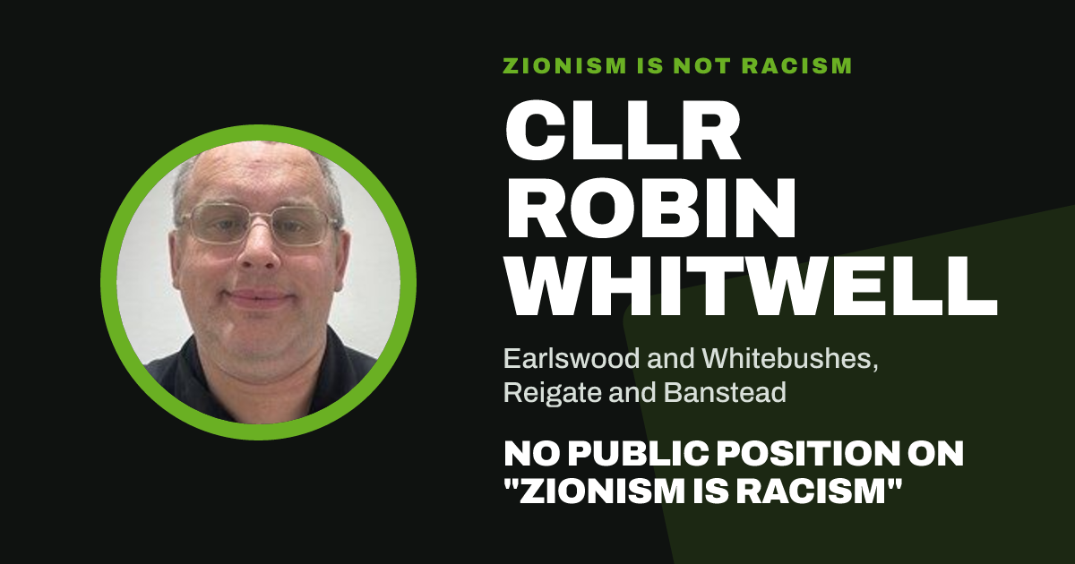 Share image: Cllr Robin Whitwell, Earlswood and Whitebushes ward, Reigate and Banstead