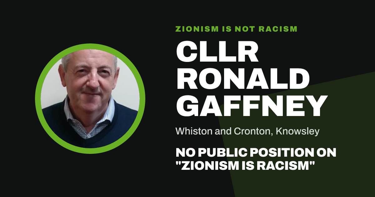 Share image: Cllr Ronald Gaffney, Whiston and Cronton ward, Knowsley