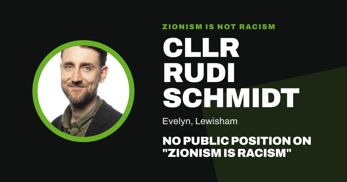 Share image: Cllr Rudi Schmidt, Evelyn ward, Lewisham