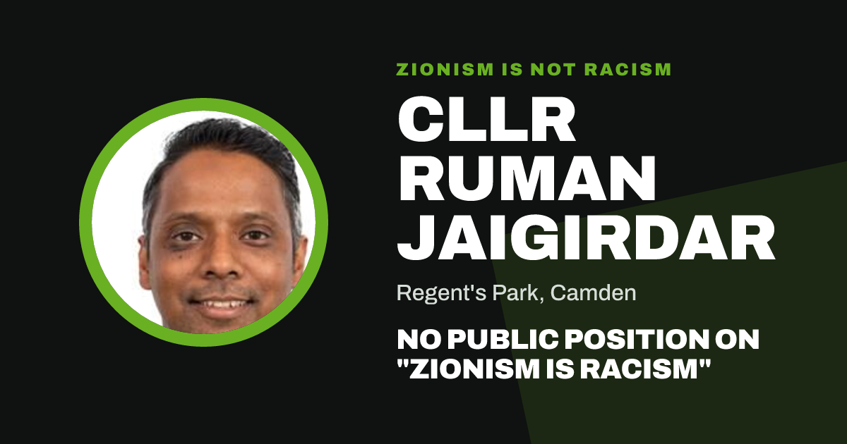 Share image: Cllr Ruman Jaigirdar, Regent's Park ward, Camden