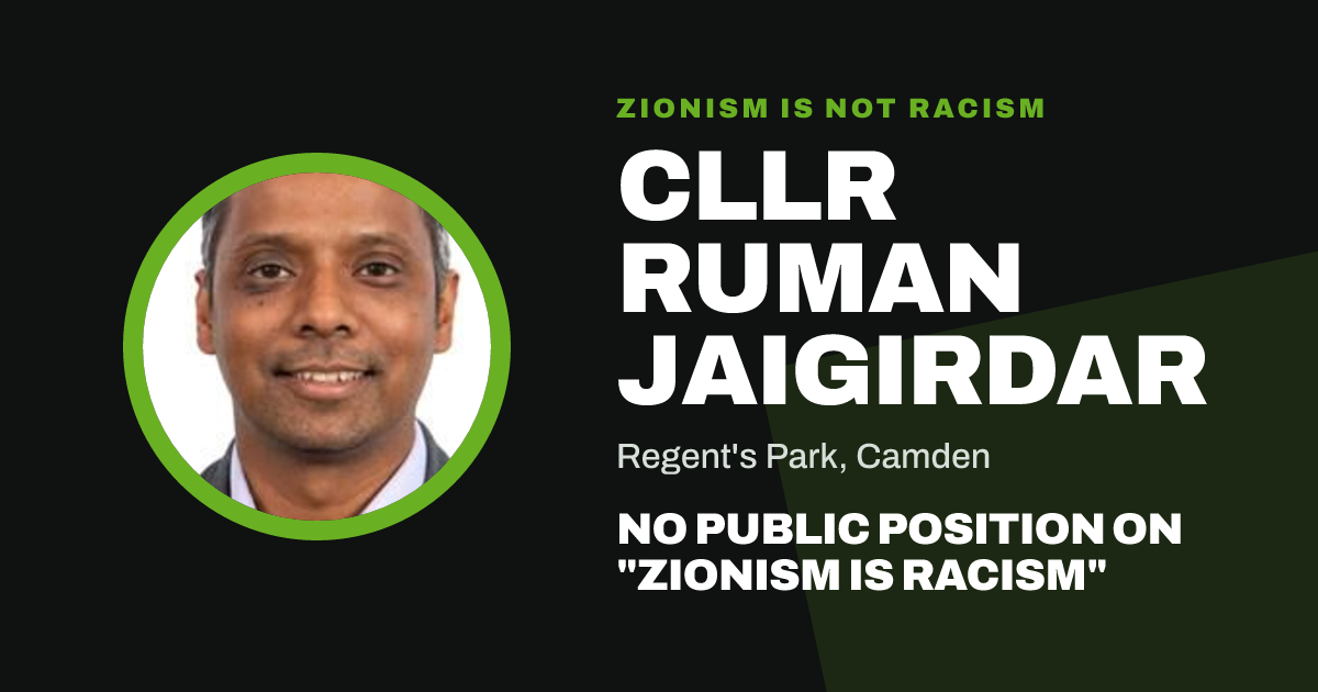 Share image: Cllr Ruman Jaigirdar, Regent's Park ward, Camden