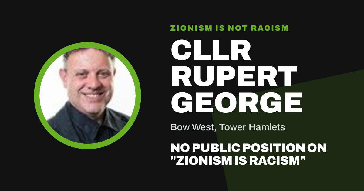 Share image: Cllr Rupert George, Bow West ward, Tower Hamlets