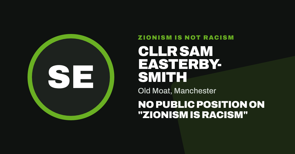 Share image: Cllr Sam Easterby-Smith, Old Moat ward, Manchester