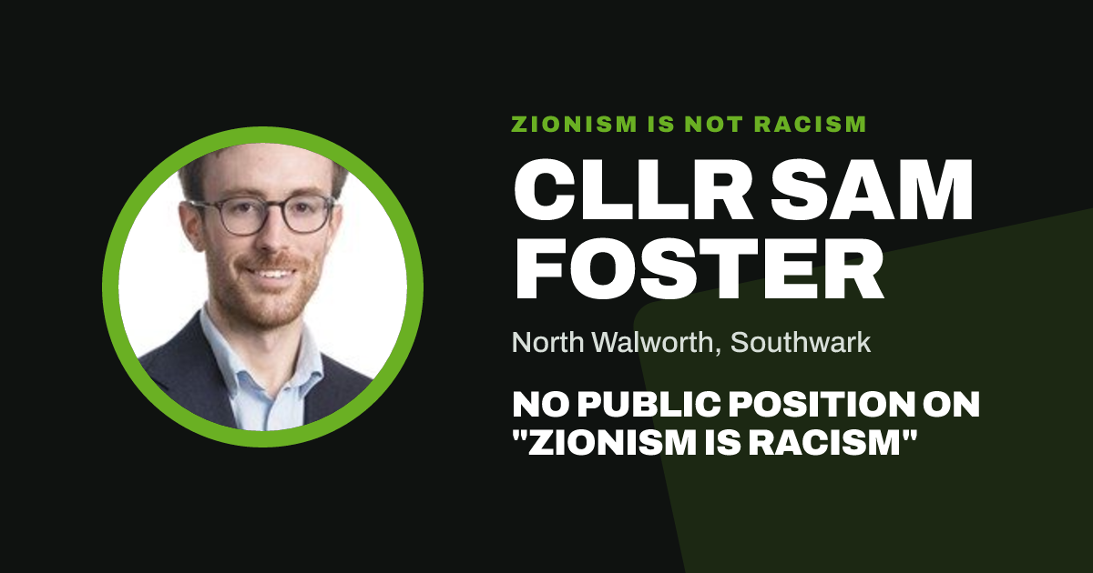 Share image: Cllr Sam Foster, North Walworth ward, Southwark