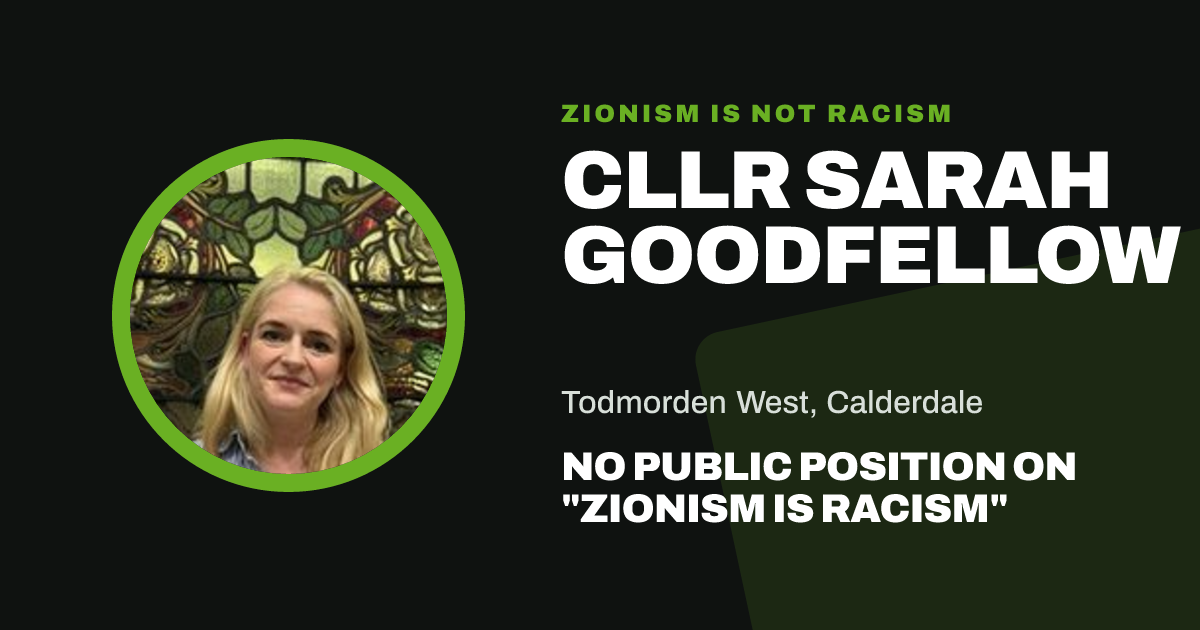 Share image: Cllr Sarah Goodfellow, Todmorden West ward, Calderdale