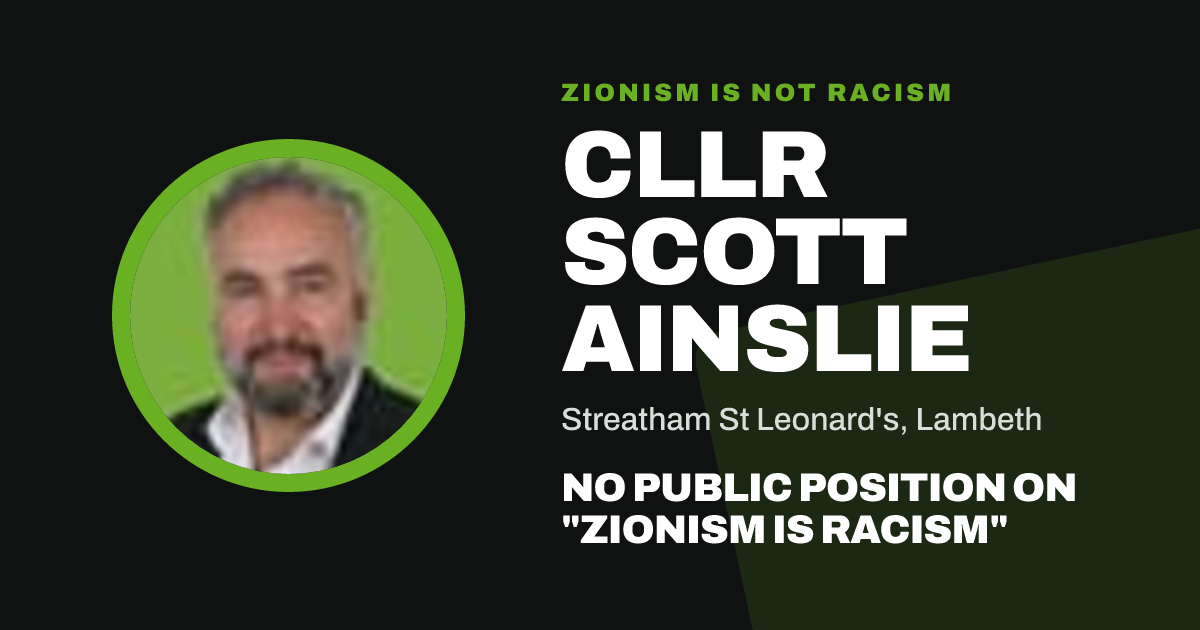 Share image: Cllr Scott Ainslie, Streatham St Leonard's ward, Lambeth