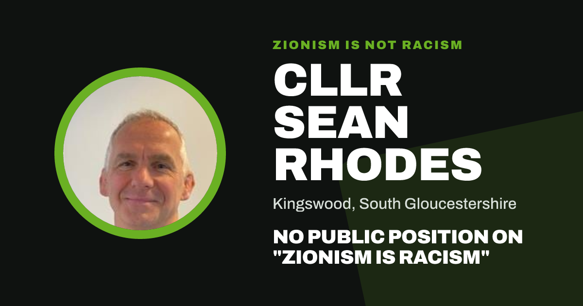 Share image: Cllr Sean Rhodes, Kingswood ward, South Gloucestershire