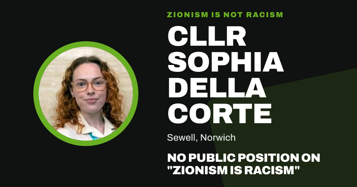 Share image: Cllr Sophia Della Corte, Sewell ward, Norwich