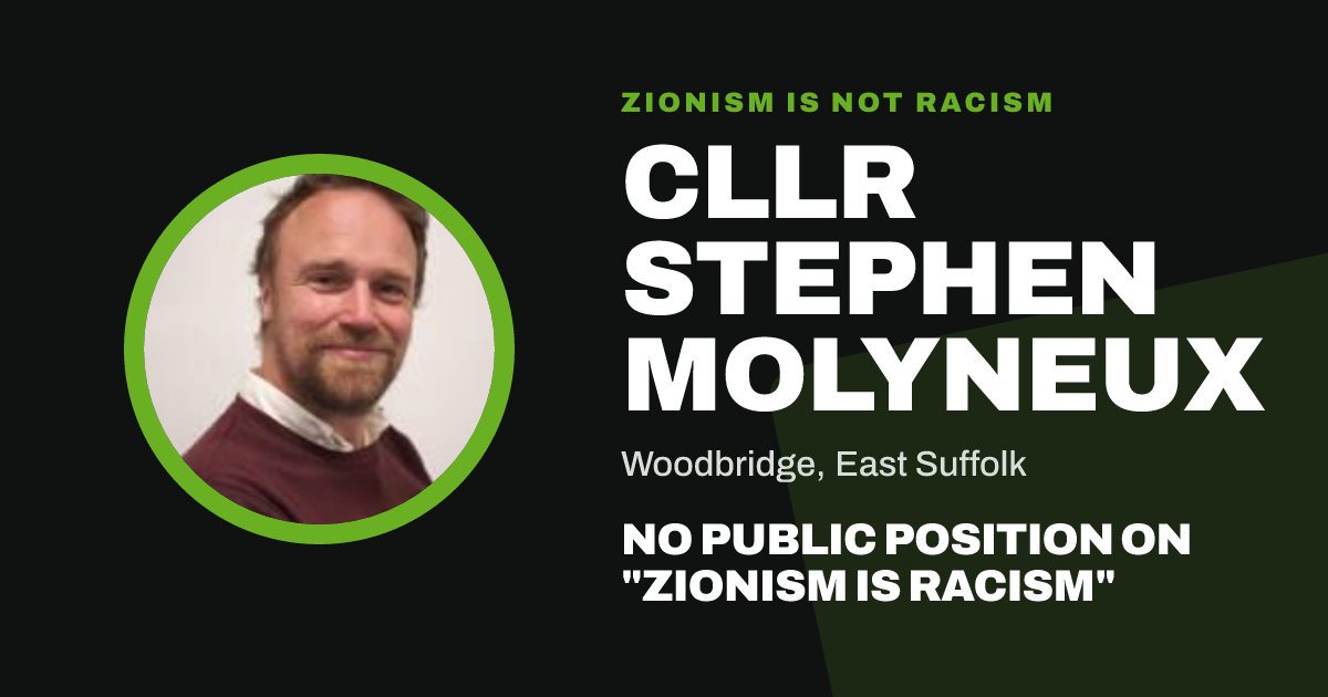 Share image: Cllr Stephen Molyneux, Woodbridge ward, East Suffolk