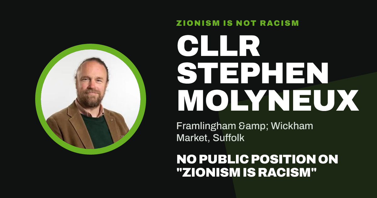 Share image: Cllr Stephen Molyneux, Framlingham & Wickham Market ward, Suffolk