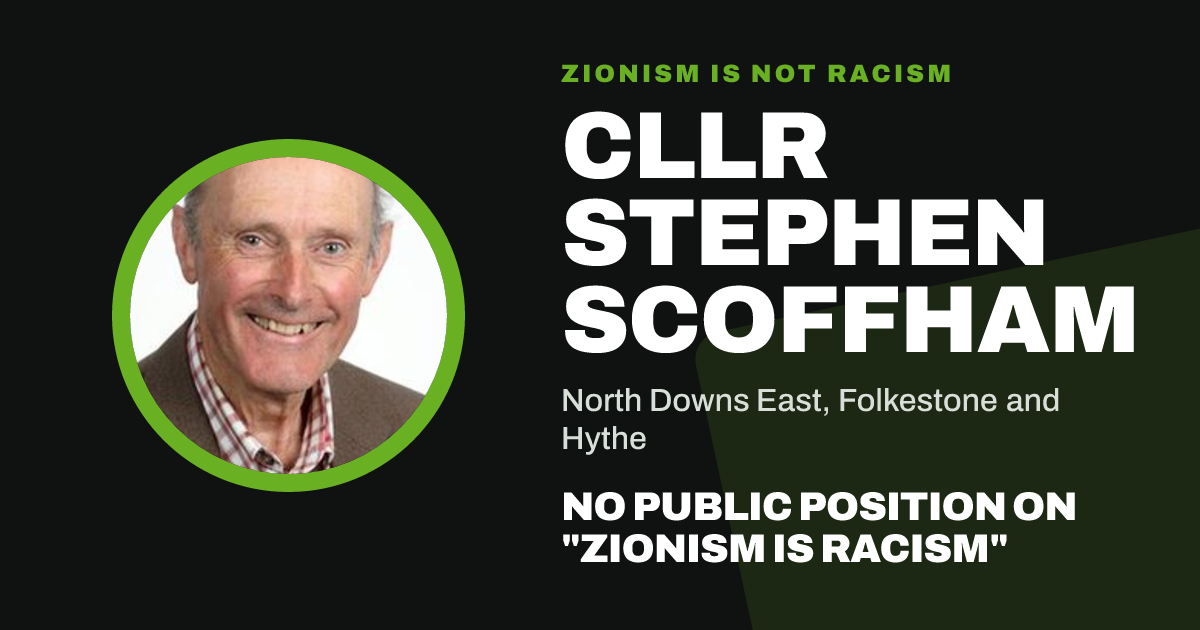 Share image: Cllr Stephen Scoffham, North Downs East ward, Folkestone and Hythe