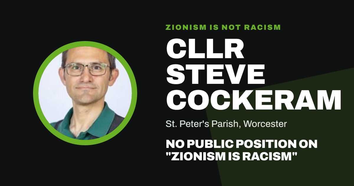 Share image: Cllr Steve Cockeram, St. Peter's Parish ward, Worcester