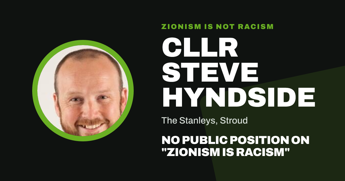 Share image: Cllr Steve Hyndside, The Stanleys ward, Stroud