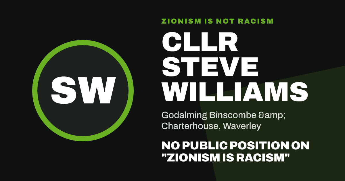 Share image: Cllr Steve Williams, Godalming Binscombe & Charterhouse ward, Waverley