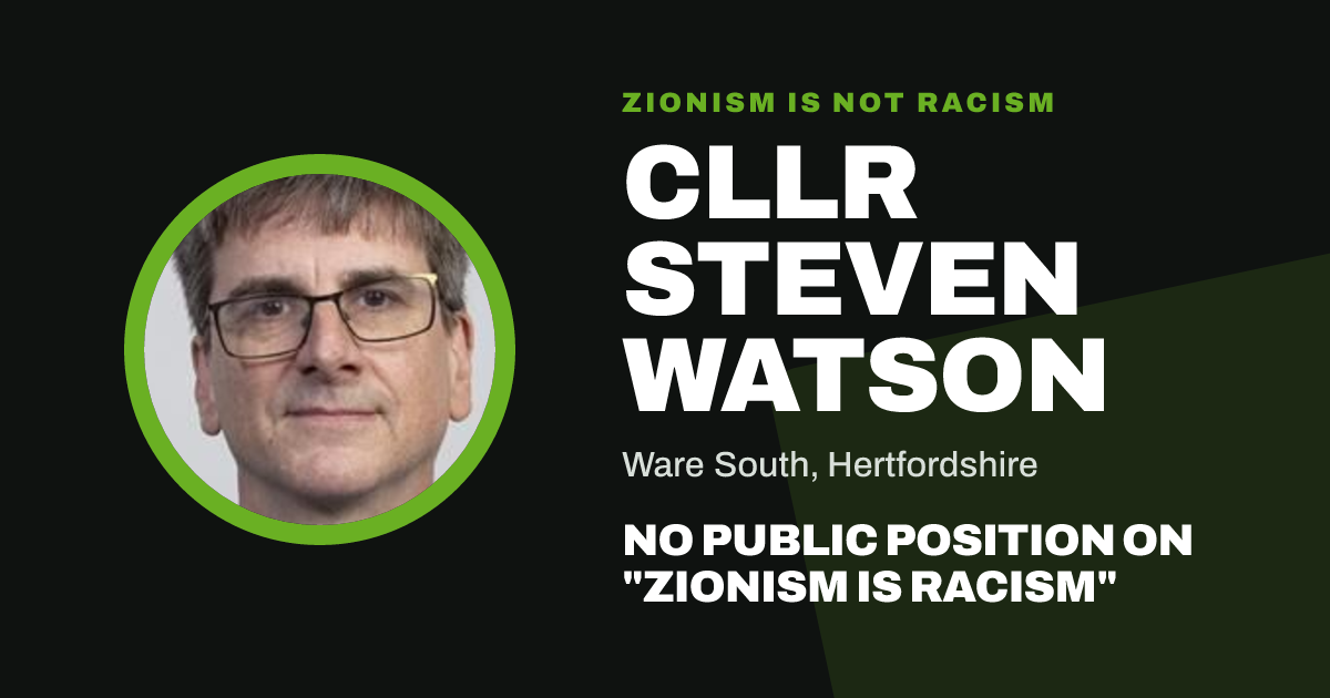 Share image: Cllr Steven Watson, Ware South ward, Hertfordshire