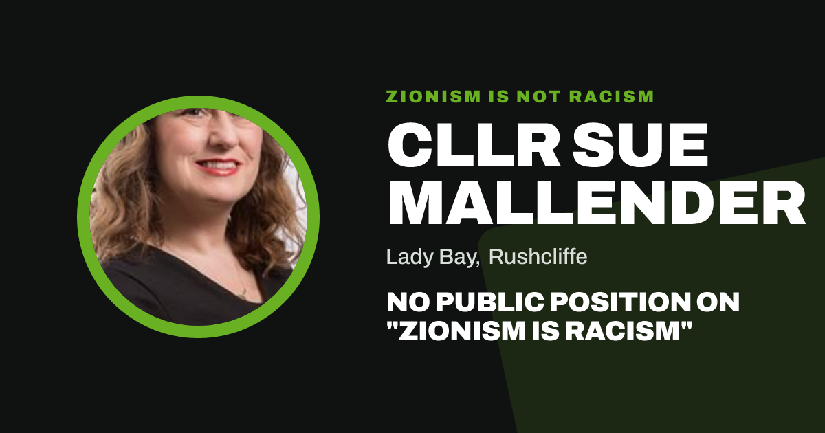 Share image: Cllr Sue Mallender, Lady Bay ward, Rushcliffe