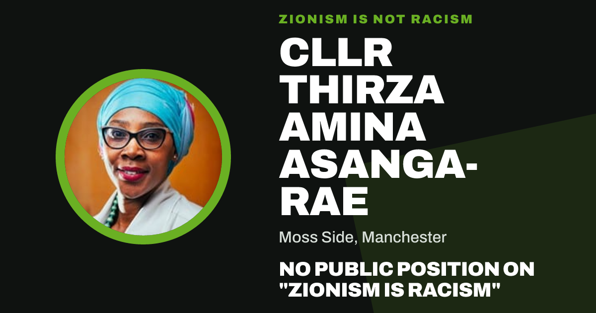 Share image: Cllr Thirza Amina Asanga-Rae, Moss Side ward, Manchester