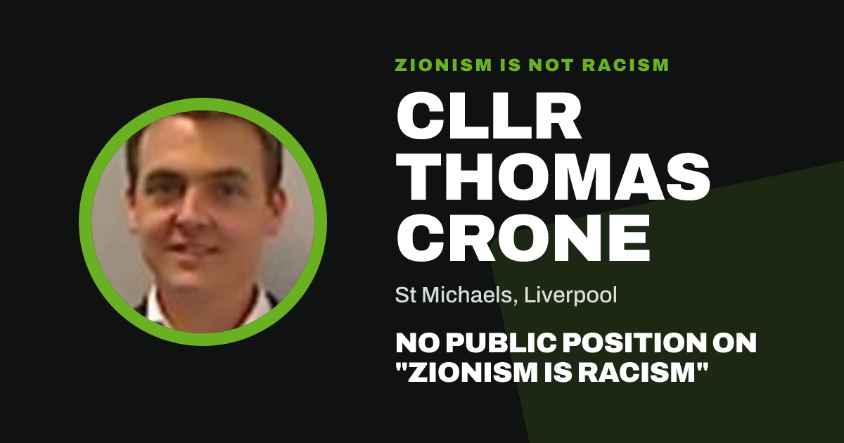 Share image: Cllr Thomas Crone, St Michaels ward, Liverpool