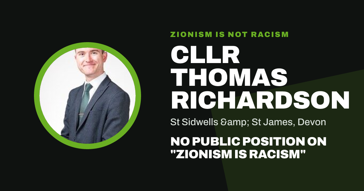 Share image: Cllr Thomas Richardson, St Sidwells & St James ward, Devon