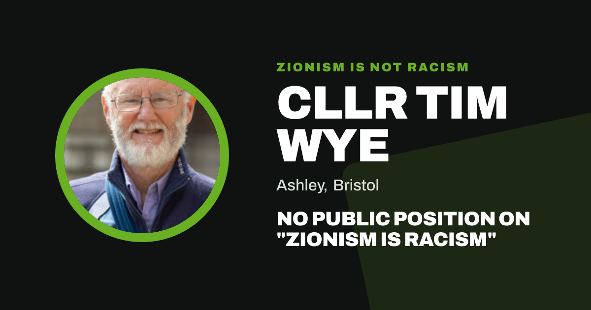 Share image: Cllr Tim Wye, Ashley ward, Bristol