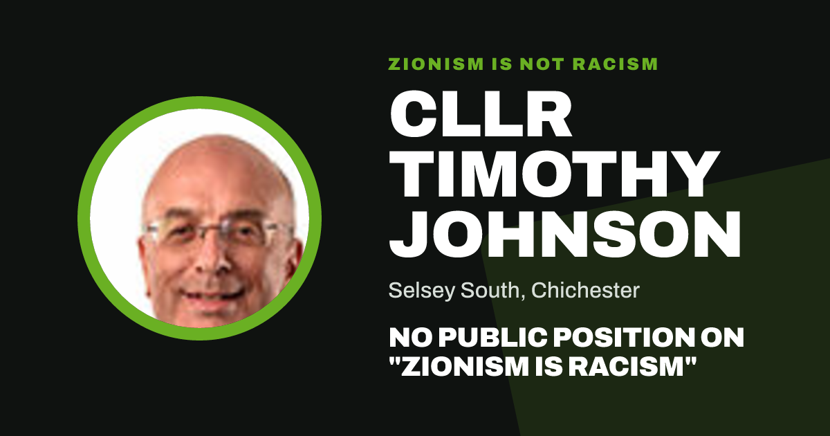 Share image: Cllr Timothy Johnson, Selsey South ward, Chichester
