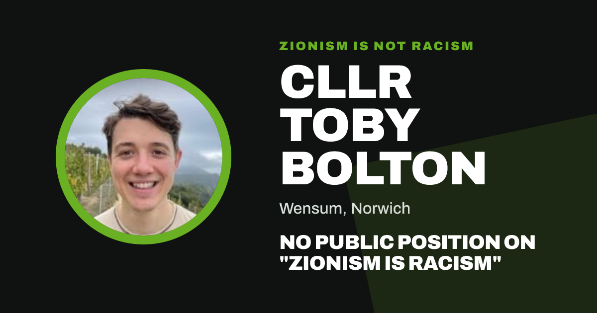 Share image: Cllr Toby Bolton, Wensum ward, Norwich