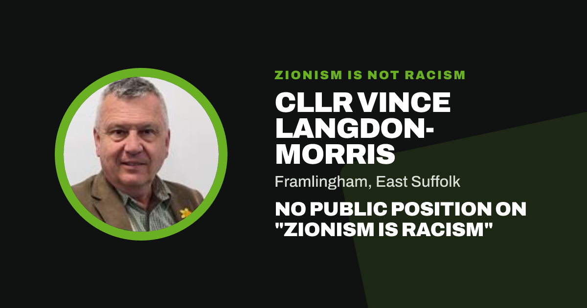 Share image: Cllr Vince Langdon-Morris, Framlingham ward, East Suffolk