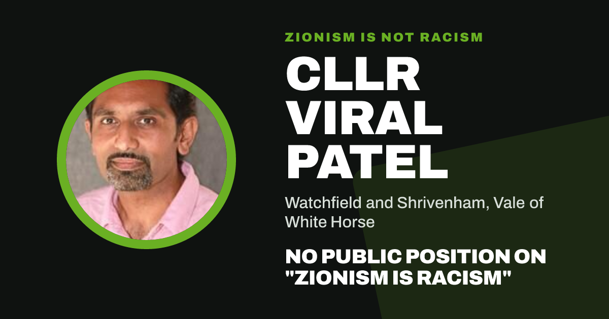 Share image: Cllr Viral Patel, Watchfield and Shrivenham ward, Vale of White Horse