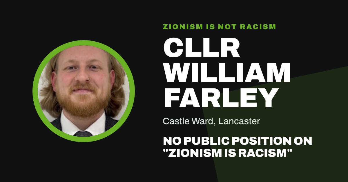 Share image: Cllr William Farley, Castle Ward ward, Lancaster