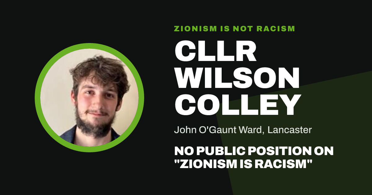 Share image: Cllr Wilson Colley, John O'Gaunt Ward ward, Lancaster