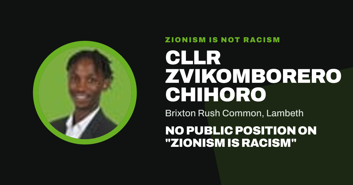 Share image: Cllr Zvikomborero Chihoro, Brixton Rush Common ward, Lambeth